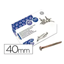 Ataches Latão 40mm N.8 - Conjunto de 100 fixadores NEUTRAL para fixação resistente