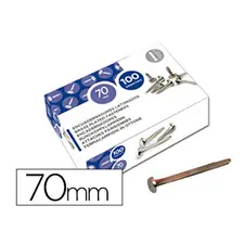 Fixações Ataches Latão 70mm N.12 - Conjunto de 100 unidades | OUTRAS