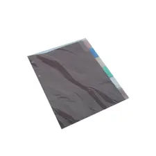 Separadores A5 Plástico NEUTRAL - 6 Cores, Organize Documentos com Qualidade