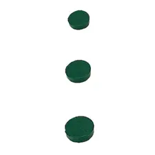 Ímanes Magnéticos Verdes 30mm Pack 10un BI-OFFICE IM130109 | Organização e Fixação