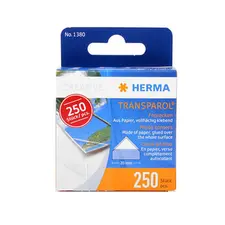 Cantos para Fotos HERMA1380 Transparentes - Pack de 250 unidades | Loja BluePixel