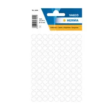 Etiquetas Redondas 8mm Brancas HERMA1840 - Pack com 540 unidades | Loja online bluepixel.pt