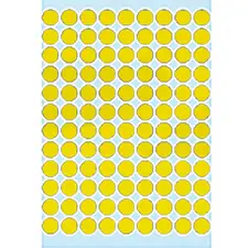 Etiquetas Redondas Amarelas HERMA 1841 8mm - Pack de 540 unidades | bluepixel.pt