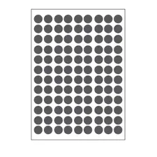 Etiquetas Redondas 8mm Cinza Herma 1838 - Pack de 540 unidades para organização e identificação