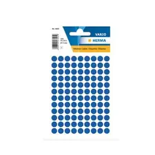 Etiquetas Redondas 8mm Azul HERMA1833 - Pack de 540 unidades | Loja BluePixel