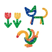Jogo Educativo Apli Peças de Conexão 60 Peças | Brinquedos Educativos Apli