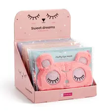 Máscara para Dormir Peluche Sweet Dreams da BACK2FUN - Conforto e Relaxamento para Noites Tranquilas