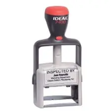 Carimbo Autotintável IDEAL 7400 57x28mm | Marca IDEAL | Loja BluePixel