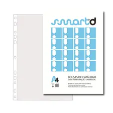Bolsas Catálogo A4 115mic 100un SMARTD - Organização e Proteção de Documentos