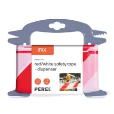 Fita de Sinalização Não Adesiva Branco/Vermelho 80mm x 100m | Perel - Loja BluePixel