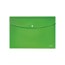 Bolsa Envelope A4 Fecho Botão Recycle Verde - Leitz | Transporte Seguro de Documentos
