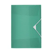 Pasta Plástica A4 com 3 Abas Verde Água - ESSELTE | Organização e Proteção de Documentos