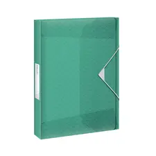 Pasta Plástica com Elásticos ESSELTE L25 A4 Verde Água | Organização de Documentos