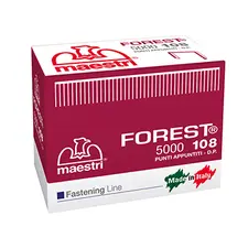 Agrafos Maestri 108 Forest 8mm para Rocamatica 114 - Embalagem de 5000 unidades