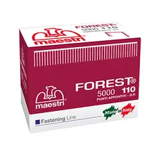 Agofo 110 Forest (10mm) Maestri - Pacote de 5000 agrafos para roçadeiras e trabalhos florestais