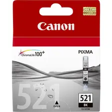 Cartucho de Tinta Preto CANON CLI-521B - Capacidade Padrão 9ml para Impressoras Canon - BluePixel.pt