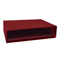 Caixa de Cartão para Pasta de Arquivo Vermelha 200AC 350x290 L80 - CARTONEX | Organização de Documentos