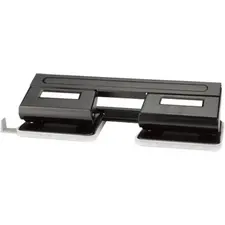 Furador Eagle 4 Furos para 10 Folhas com Guia Preto | Organização e Precisão