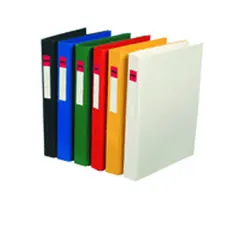 Pasta Arquivo L/E Plástico 310x227mm com 2 Argolas Vermelha - Organização de Documentos
