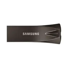 USB Samsung BAR Plus 256GB - Pen Drive resistente com 400 MB/s de leitura e design Titan Gray na bluepixel.pt