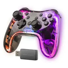 Controle Wireless MARS GAMING MGP 24 com RGB Neon para PC, Mac, PS3, PS4, PS5 e Android | Loja BluePixel.pt