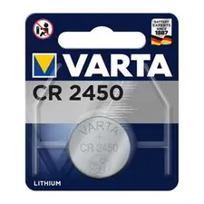Pilhas CR2450 Lithium Varta 3V 560mAh - Energia Duradoura para Dispositivos Electrónicos