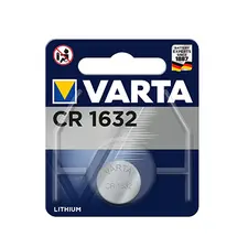Pilhas CR1632 Lithium 3V 140mAh VARTA - Bateria de substituição fiável para dispositivos eletrónicos