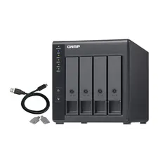 QNAP Expansion Enclosure 4-bay SATA HDD USB 3.0 Type-C com Hardware RAID - TR-004 | bluepixel.pt