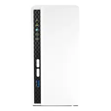 NAS QNAP 2-Bay ARM com Processador Quad-core 2.0GHz, 2GB RAM, USB - Solução de Armazenamento Eficiente | bluepixel.pt
