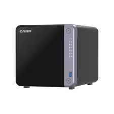 Servidor NAS QNAP 4-Bay com Processador AL524, 4GB RAM, Portas 10Gb e 2.5Gb | Loja BluePixel