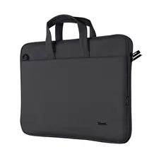 Trust Bologna Laptop Bag 16inch ECO Black - Mala ecológica e resistente para portátil de 16 polegadas