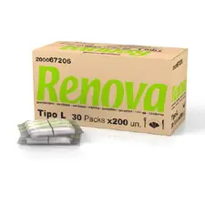 Guardanapos Bar 17x17cm Branco Renova - Pacote com 200 unidades | Loja BluePixel