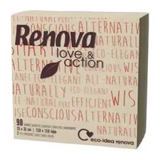 Guardanapos Reciclados Renova 33x33 2Fls - Produto Ecológico e Sustentável | bluepixel.pt