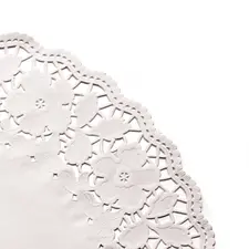 Naperons de Papel Redondos 34cm - Pack 250un - Decoração e Proteção de Mesas | bluepixel.pt