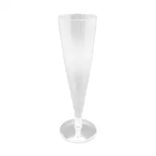 Copos Flute Reutilizáveis PS Transparente 150ml - Pack de 10 | Loja BluePixel