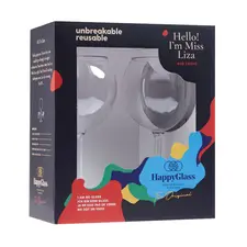 Copo Gin Tónico Largo Tritan HappyGlass Miss Liza 630ml - Resistente e Elegante