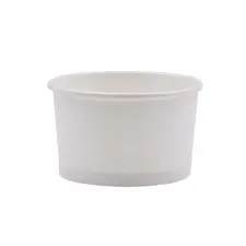 Copos de Gelado 120ml em Papel Branco - Pack 50 unidades | Loja online bluepixel.pt