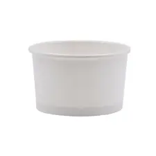 Copos de Gelado 180ml Papel Branco - Pack de 50 unidades | Loja online bluepixel.pt