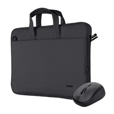 Trust Bologna Bundle Bag + Mouse Preto | Mala e Rato sem Fios de Alta Qualidade