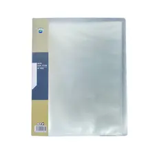 Pasta com 40 Bolsas e 80 Páginas HFP - Organização eficiente de documentos transparente