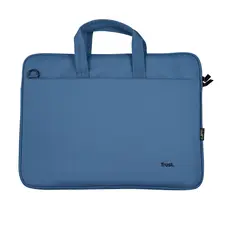 Mala TRUST BOLOGNA 16INCH LAPTOP BAG ECO BLUE - Resistente e ecológica para portátil de 16 polegadas