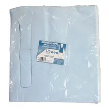Babete Adulto em Plástico com Bolsa - Embalagem de 4x125 unidades | Loja BluePixel