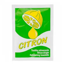Toalhitas Refrescantes Limão 6x8cm Cx 500un - Higiene e Frescura | bluepixel.pt