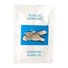 Saquetas de Gel Desinfetante 3ml - Caixa com 500 unidades | Loja BluePixel