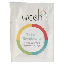 Toalhetes Desinfetantes WOSH 500un - Higiene Rápida e Eficaz para Mãos e Equipamentos