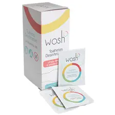 Toalhetes Desinfetantes WOSH 50un - Higiene Rápida e Eficaz para Mãos e Equipamentos