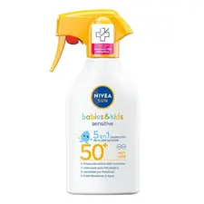 Protetor Solar SPF50+ Nivea Sun Babies & Kids 5in1 270ml | Proteção para Crianças na bluepixel.pt