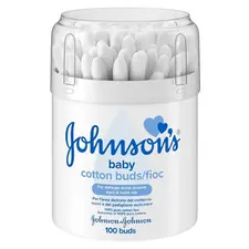 Cotonetes Johnson's 100 unidades - Higiene delicada e segura para toda a família | bluepixel.pt