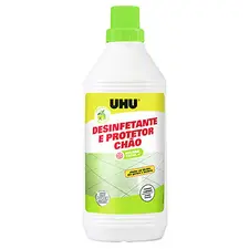 Detergente Desinfetante e Protetor de Chão UHU 900ml - Limpeza e Proteção de Pisos