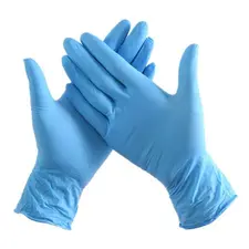 Luvas Nitrilo Tamanho M Sem Pó Azul 100 Unidades | Loja BluePixel